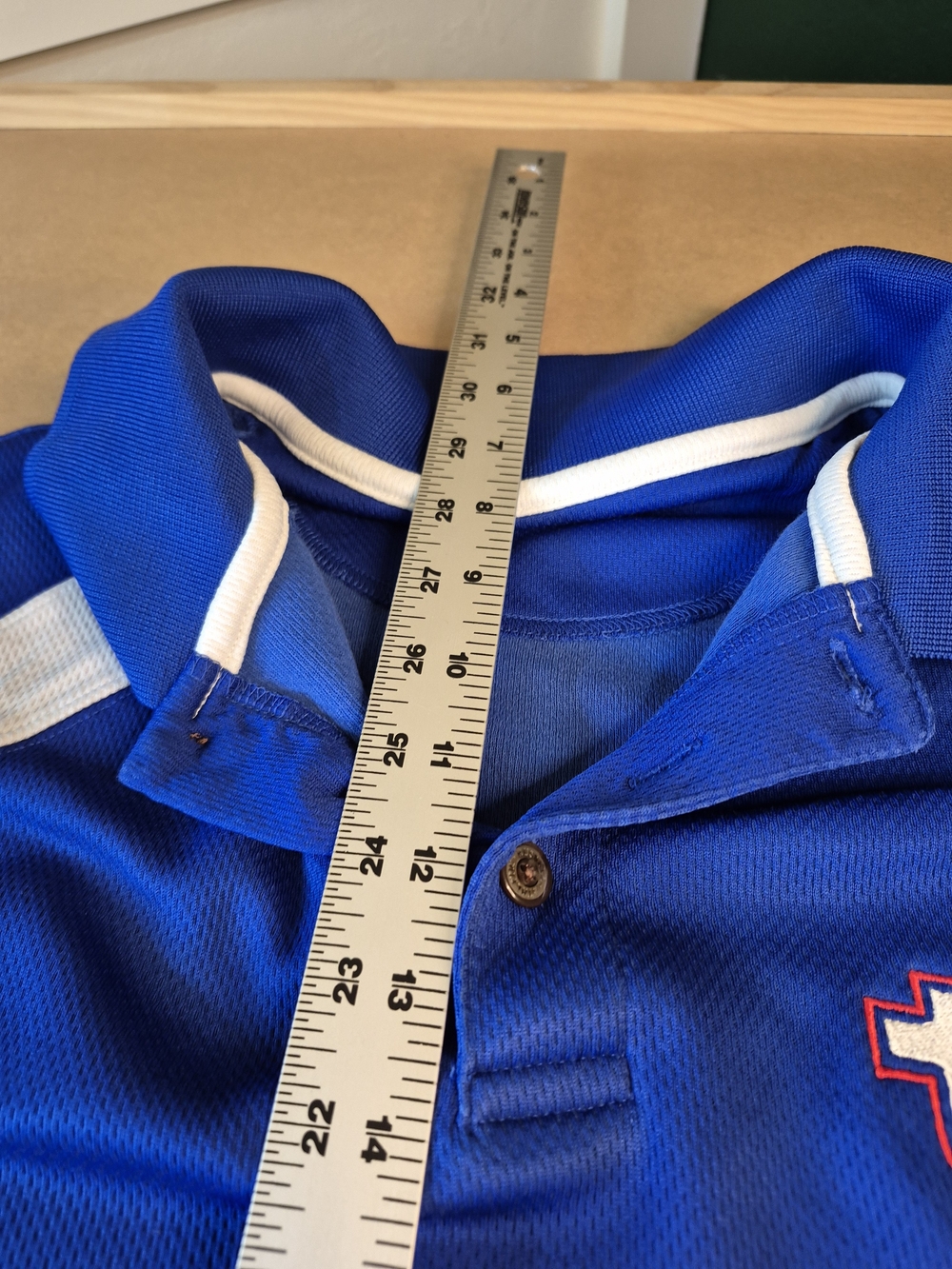 Russell Athletic Royal Blue Polo with White Accents - Picture 4 of 8